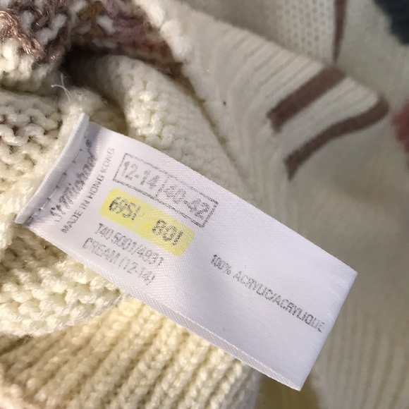 🌻4/$20 Vintage St Michael Crew Neck Sweater Size 40 42 Eur Made In Hong Kong - Picture 10 of 13